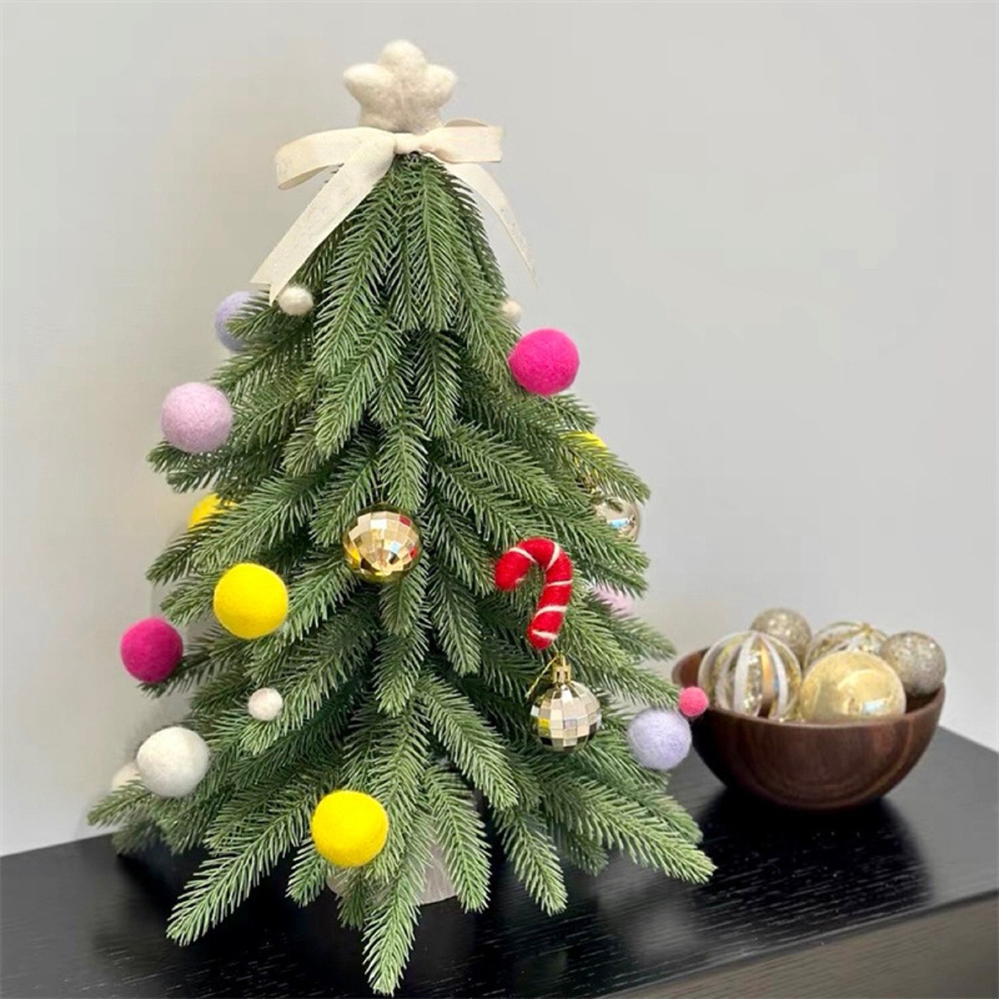 诺贝松圣诞树摆件装饰家用节日氛围场景布置仿真桌面创意礼品礼物