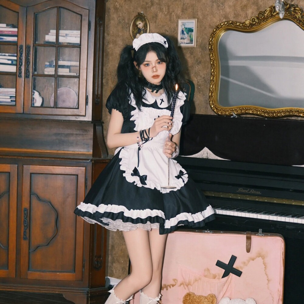 女仆服装万圣节成人cosplay可爱制服装扮活动角色扮演二次元佣人