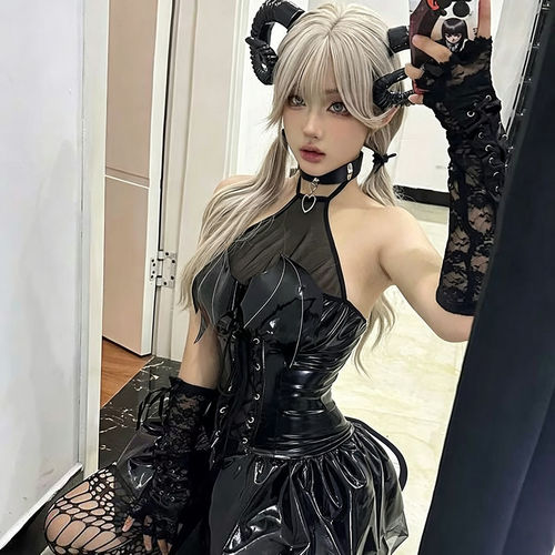 万圣节成人服装恶魔cos服角色扮演装扮衣服大人服饰皮衣套装新款