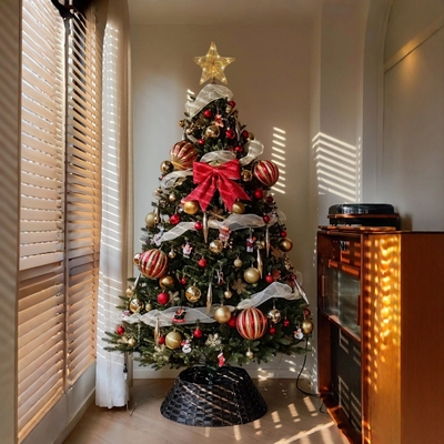 圣诞树2025新款客厅摆件高级感落地家用场景装饰布置造景室内创意
