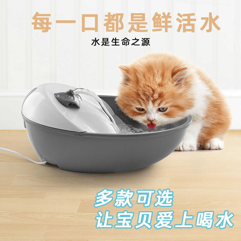 Pioneer Pet自动循环宠物猫咪饮水机活水过滤猫狗用喝水器喂水盆 宠物/宠物食品及用品 饮水器/水壶/水头 原图主图