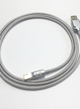 客制化键盘线软伞绳编织机械键盘数据线工手DIY定制usb转type-c