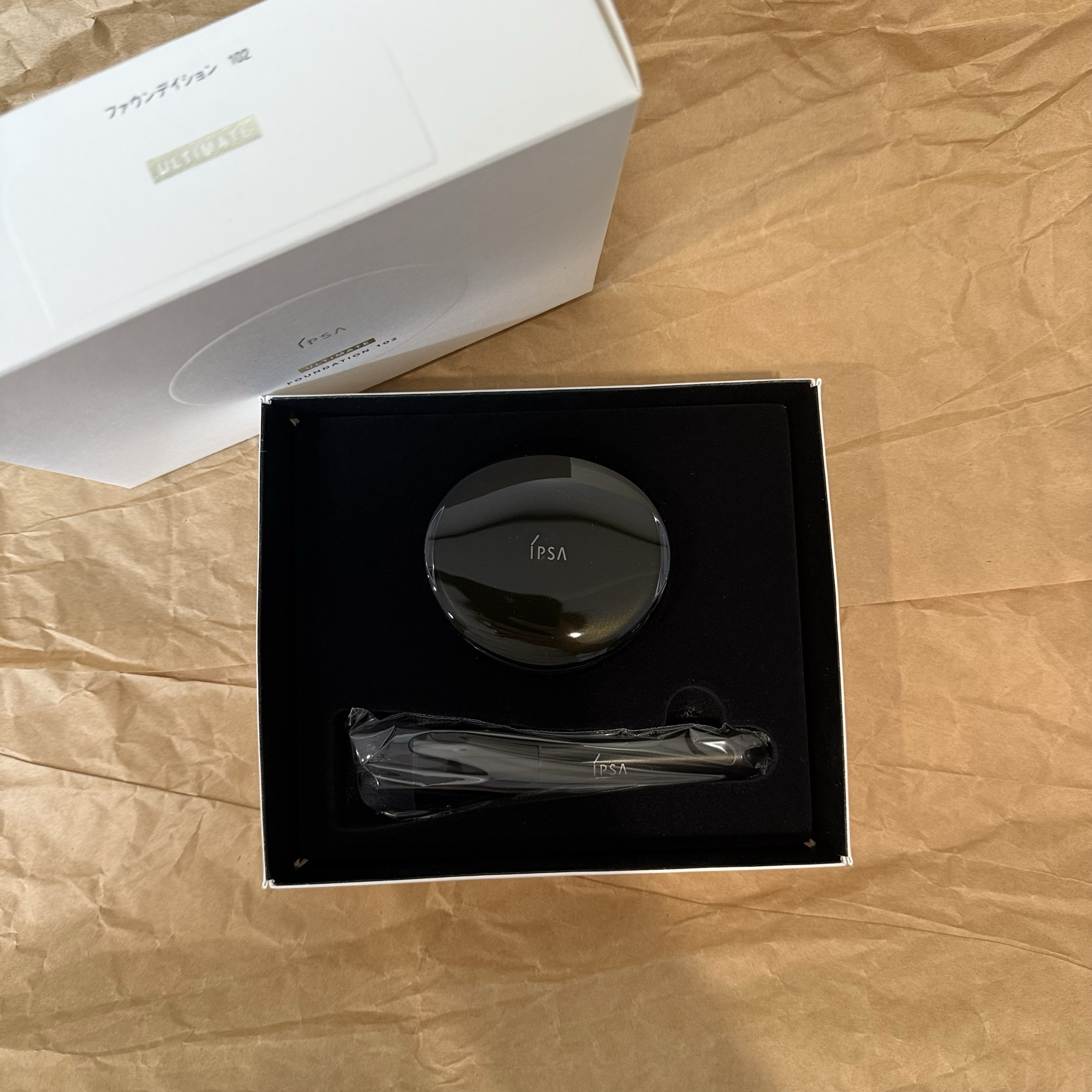 国柜正品 IPSA茵芙莎晶透菁华粉底霜16g黑晶粉膏100 101 102 201