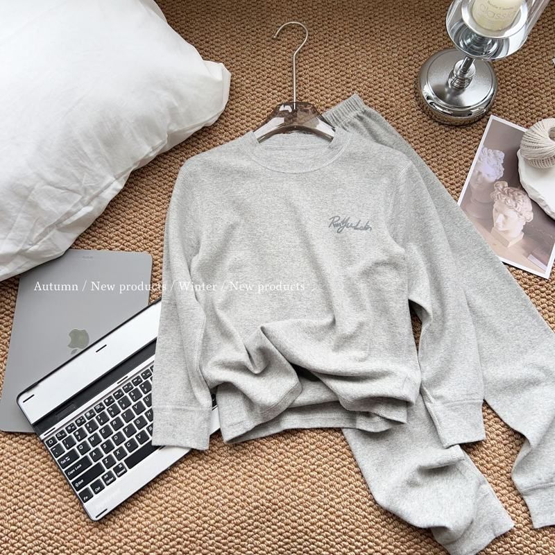 2025秋季新款套装880327男童女童字母家居服两件套中大童韩版童装