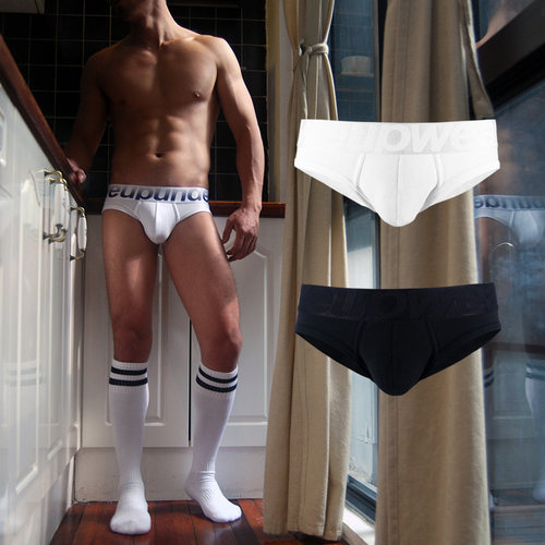 男内裤棉运动weup男生性感黑白色