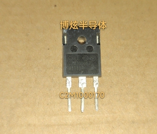 全新进口 C2M1000170 5A 1700V TO-247 碳化硅新能源常用场效应管