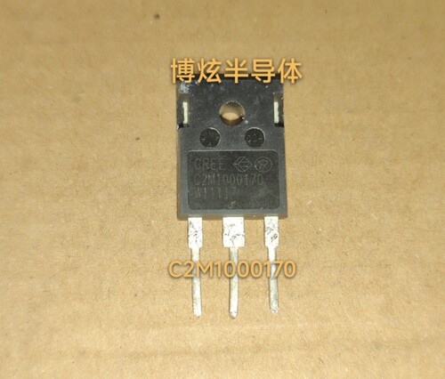 全新进口 C2M1000170 5A 1700V TO-247 碳化硅新能源常用场效应管
