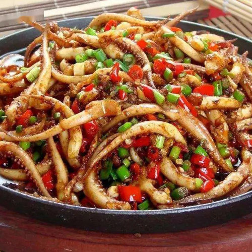 脆口350g商用速冷冻冰鲜鱿鱼须