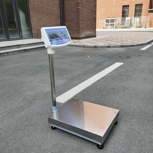 工业商用精度100KG电子台秤20公斤不锈钢0地秤结落构坚固高平台称