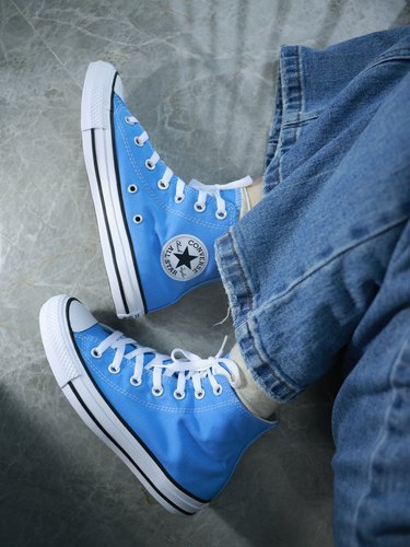 Converse 匡威正品allstar浅蓝色帆布鞋男鞋女鞋休闲鞋166706