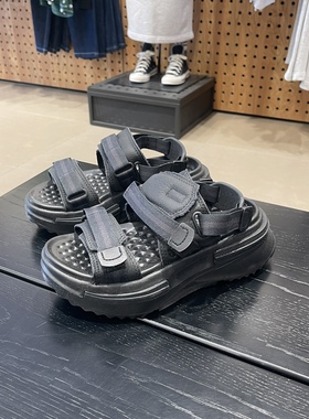 Converse匡威正品增高夏季新款黑色女鞋男鞋凉鞋明星同款A06480