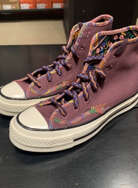 Converse匡威正品1970男女民族风休闲高帮帆布鞋A04406