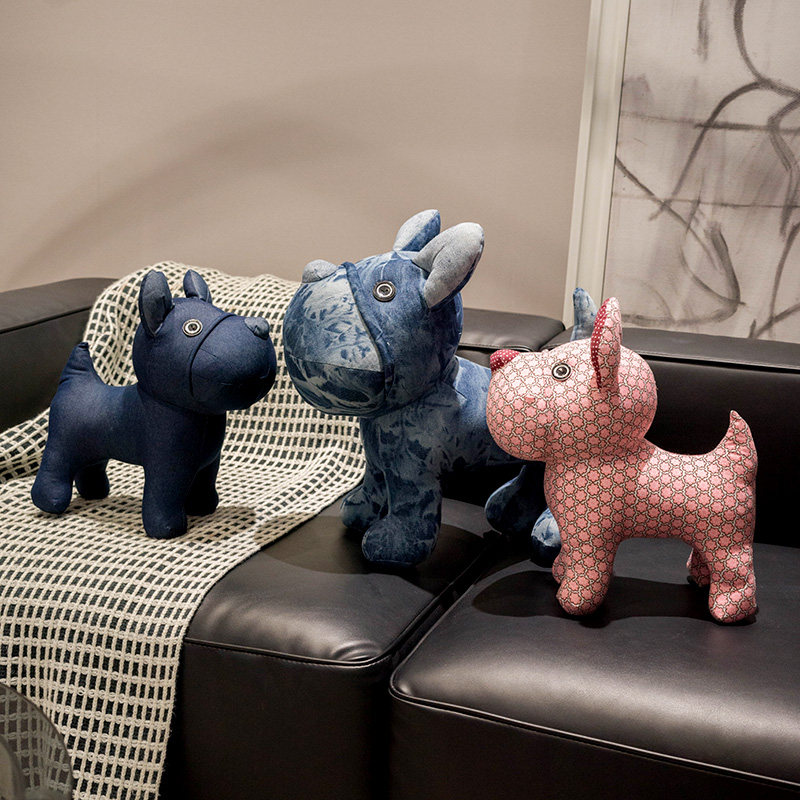 居家可爱斗牛犬抱枕玩偶儿童玩具公仔狗狗布艺玩具生日礼物沙发枕