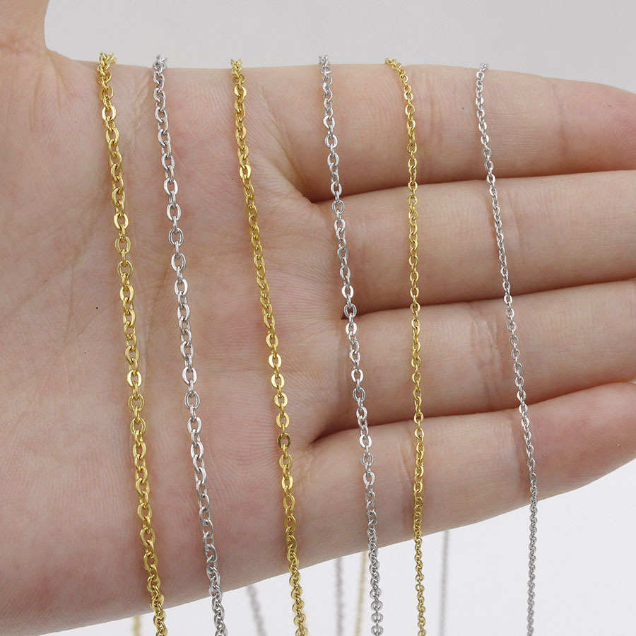 RUMNVNTY  不锈钢链条项链 Cable Chains necklace 60cm  ins简约 饰品/流行首饰/时尚饰品新 项链 原图主图