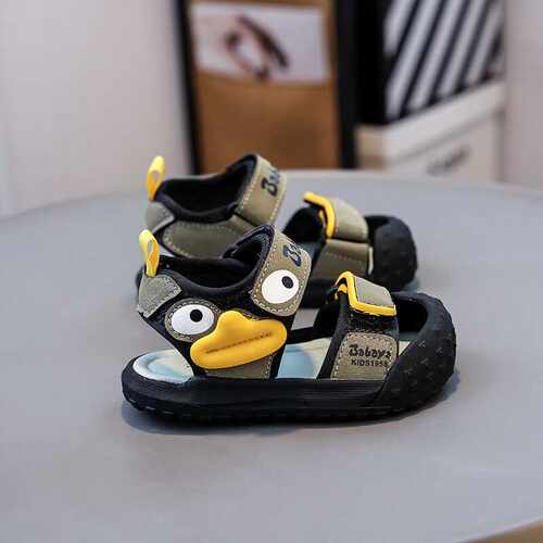 芭芭鸭儿童卡通沙滩凉鞋