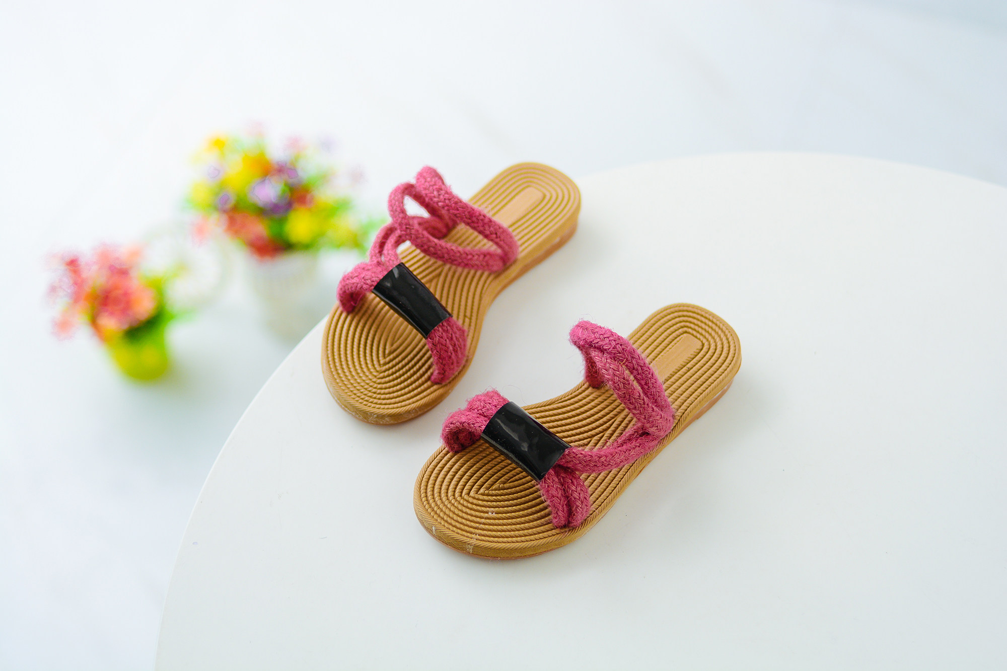 Chaussons enfants en autre pour été - semelle plastique - Ref 1033132 Image 1