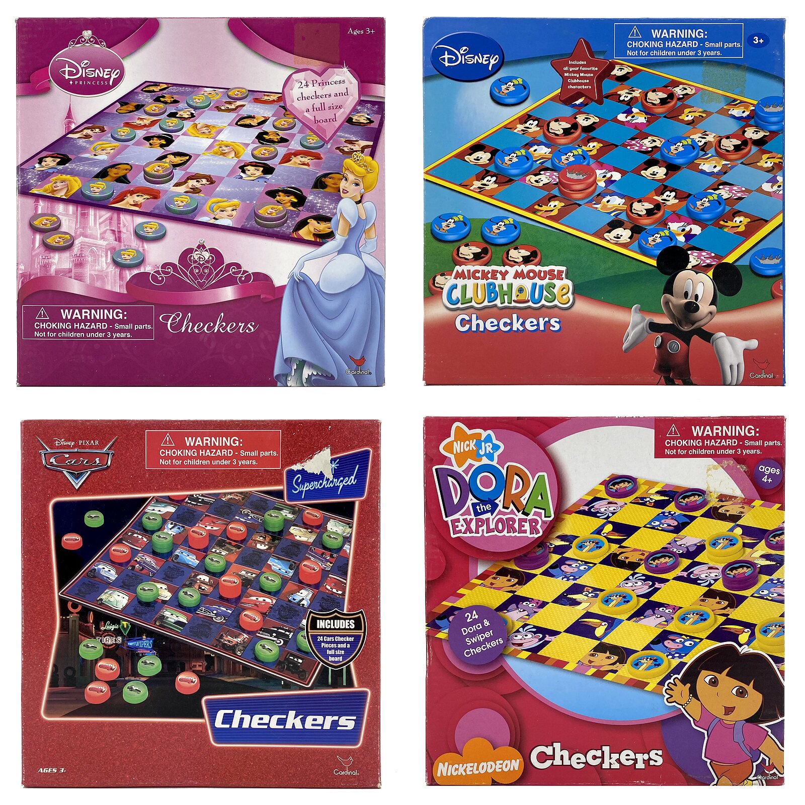 disney checkers 迪士尼卡通动漫跳棋游戏儿童早教益智互动玩具