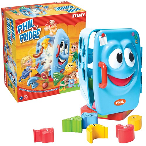 TOMY Phil the Fridge Game冰箱食物对对碰形状配对益智儿童玩具