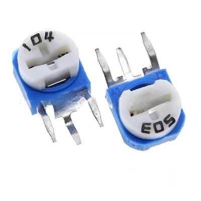 立式蓝白可调电阻RM063-100R