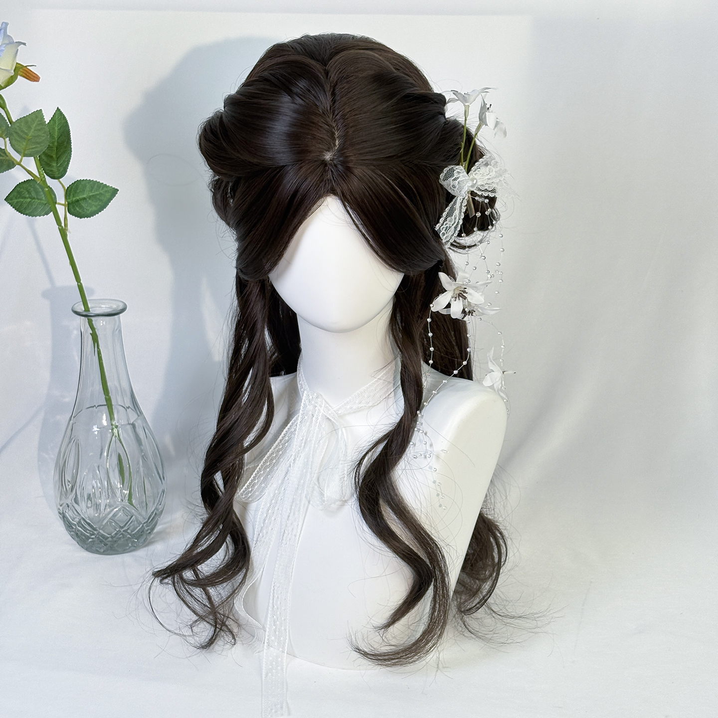 婷公主假发自然黑大波浪长卷发