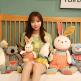 Оригинальный плюшевый кролик, игрушка, милая тряпичная кукла, подушка для обнимания для друга, подарок на день рождения