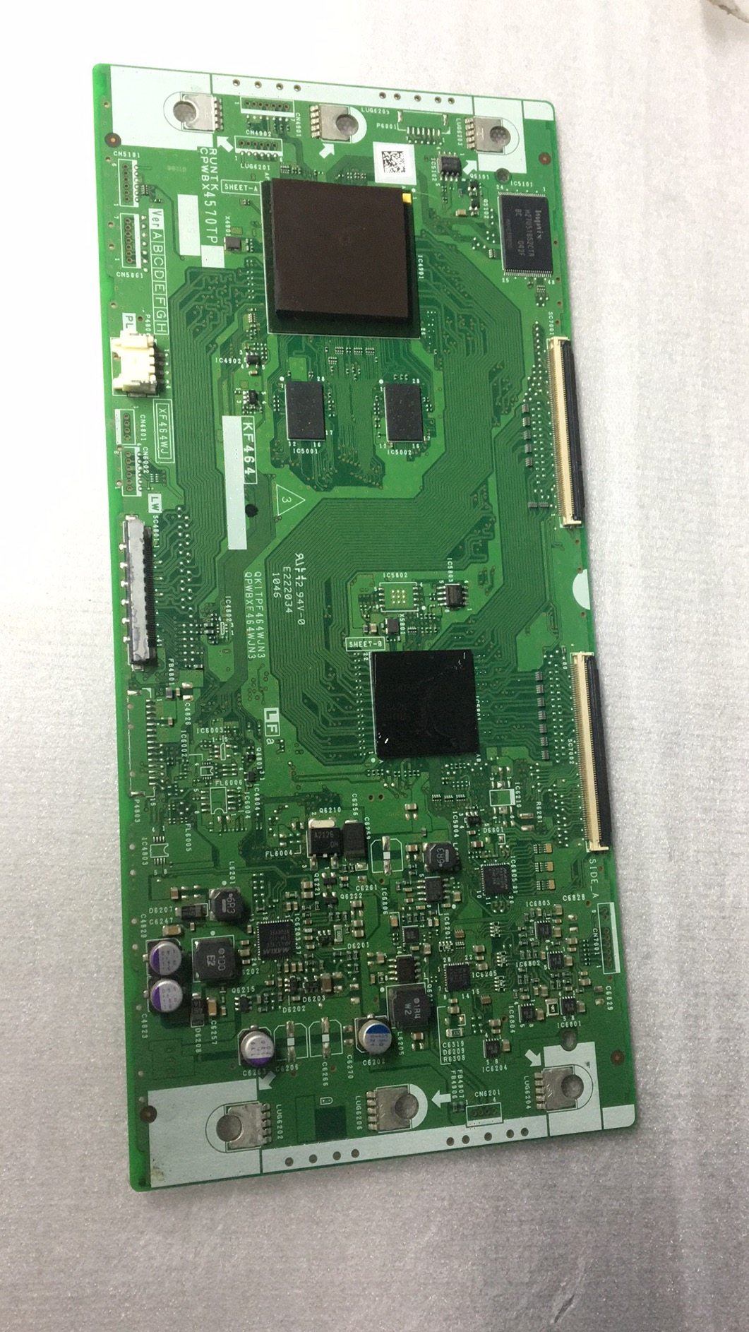 夏普LCD-52FF1A逻辑板QKITPF464WJN3   RUNTK4570TP ZT