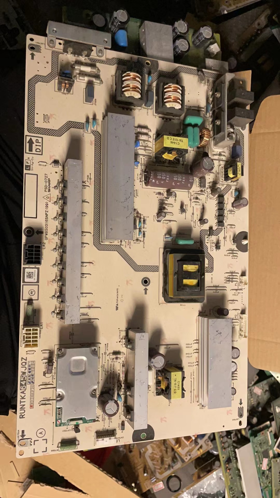 夏普LCD-52LE700A/46LE700A电源板RUNTKA645WJQZ QPWBS0316SNPZ