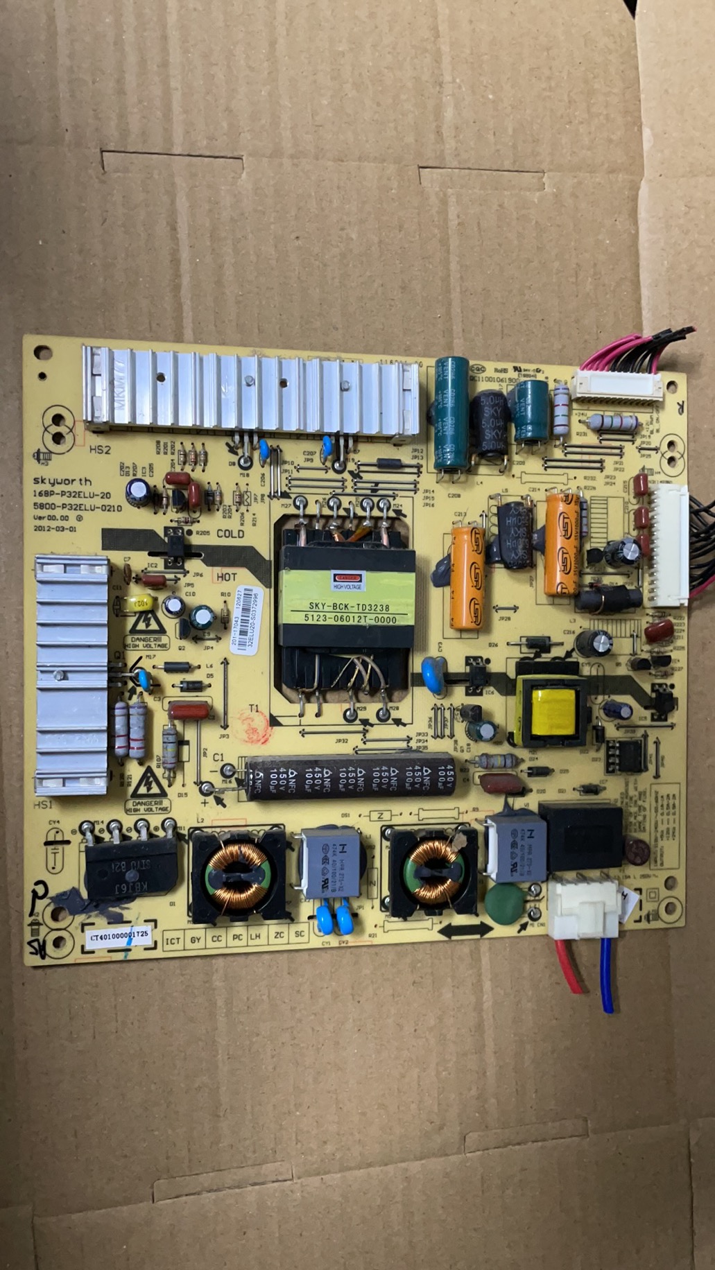 创维32E61HR 39E350E电源168P-P32ELU-20 5800-P32ELU-0210/0200
