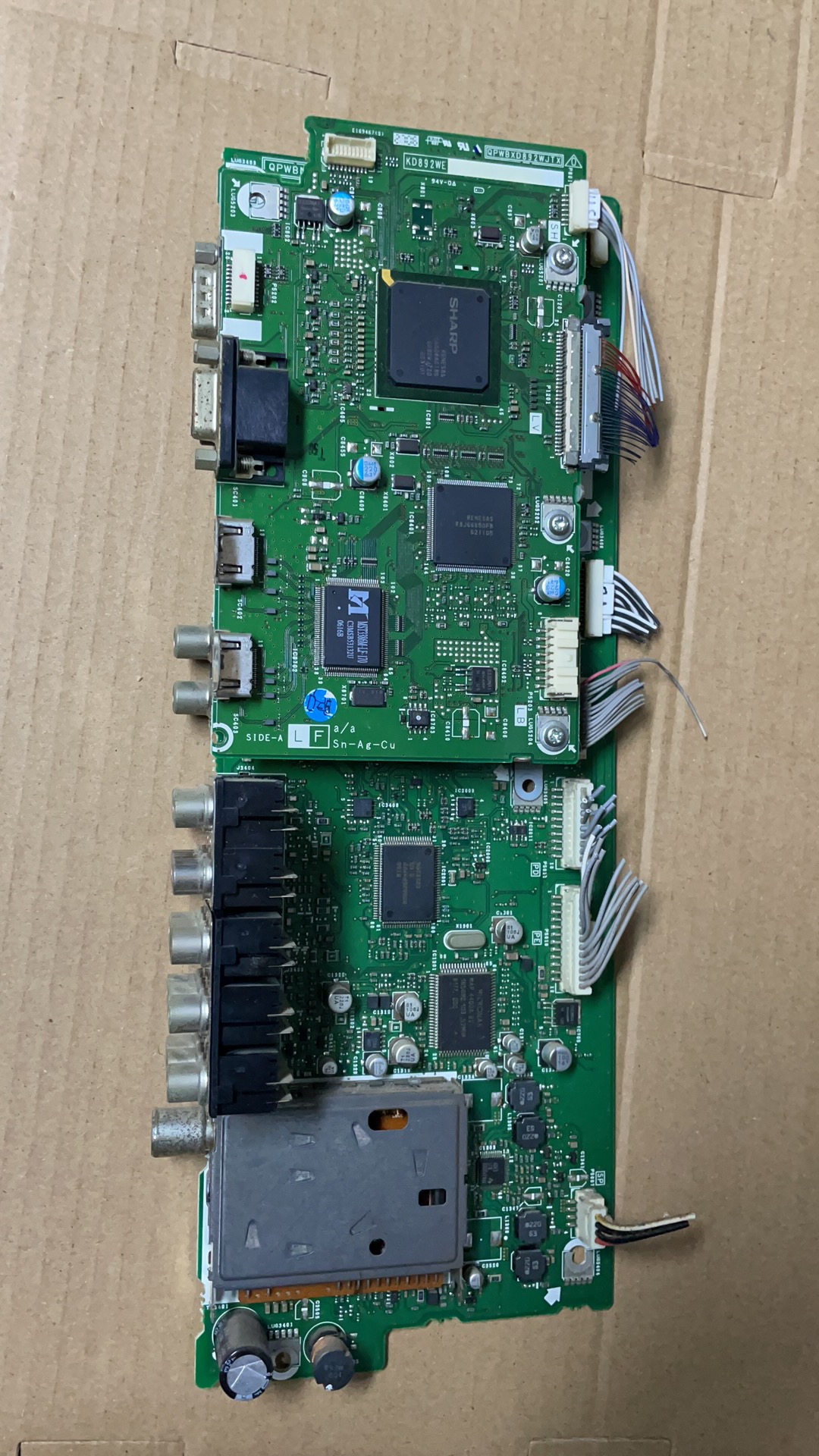 原装夏普LCD-37BX5主板QPWBXD892WJN1一套893  配屏LK370T3LZ60U