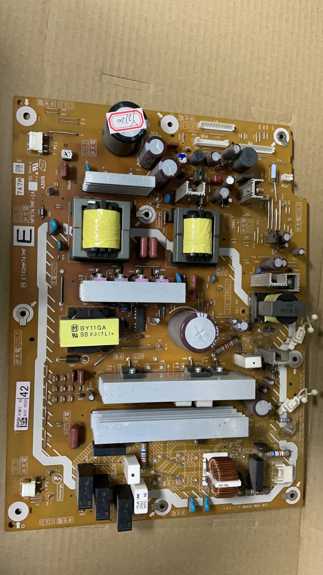 原装松下TH-P42S10C/46S10C 电源板NPX747MF-1A ETX2MM747MF
