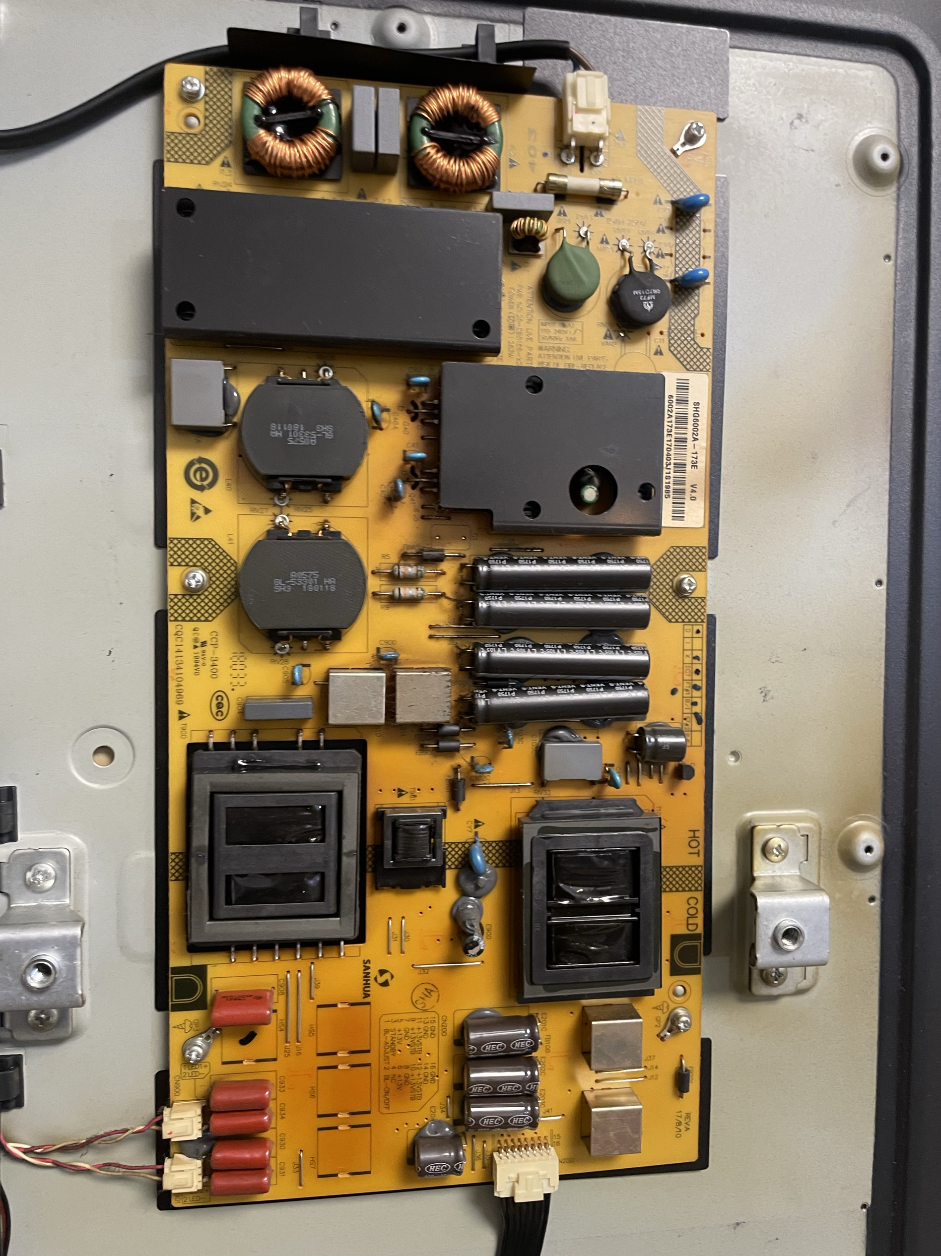 LCD-60SU470A 60TX4100A电源板SHG6002A-173E 25-DB5155-X2P1