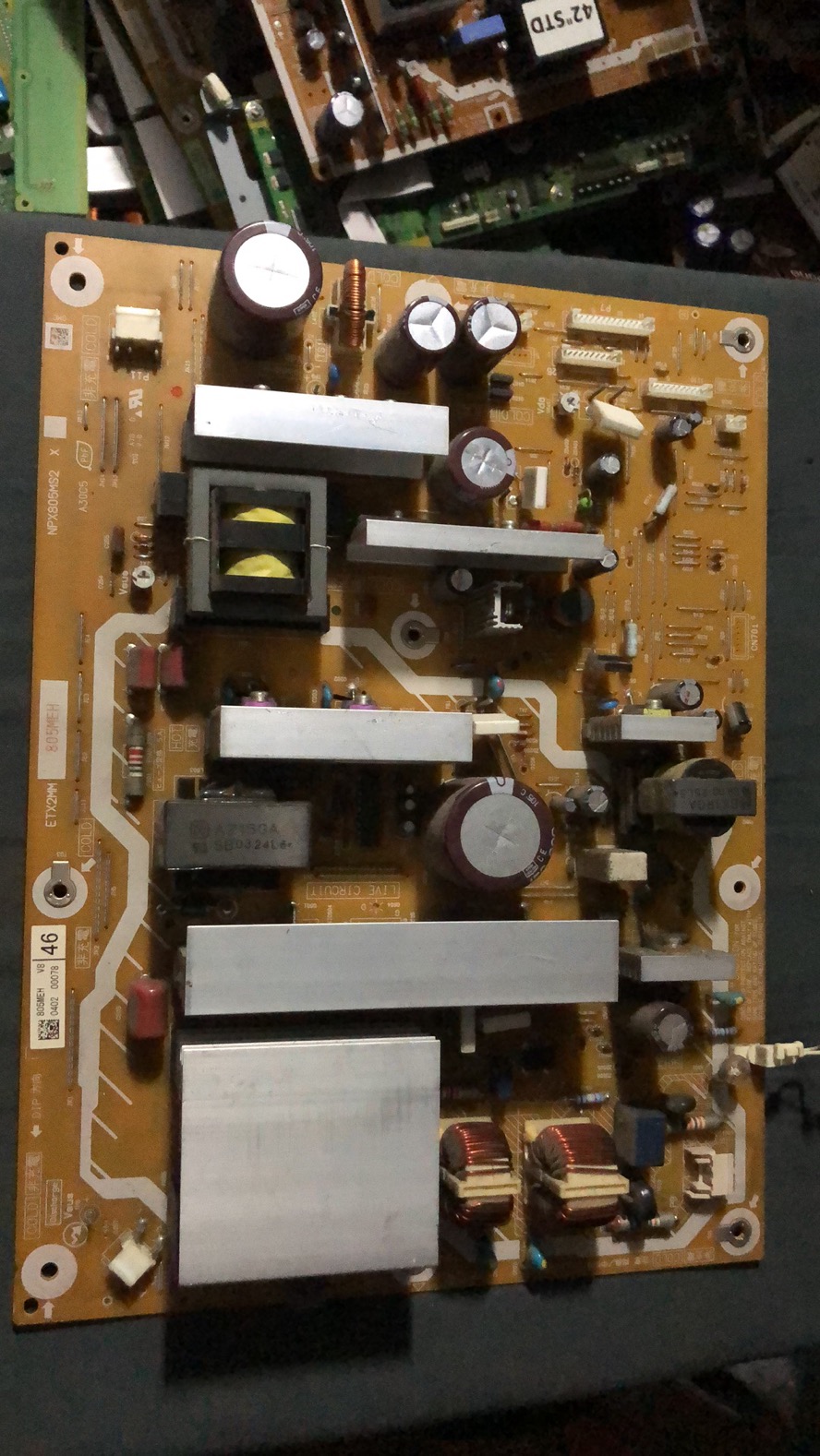 松下TH-P50U20C/TH-P46U20C电源板NPX805MS2 ETX2MM805MEH