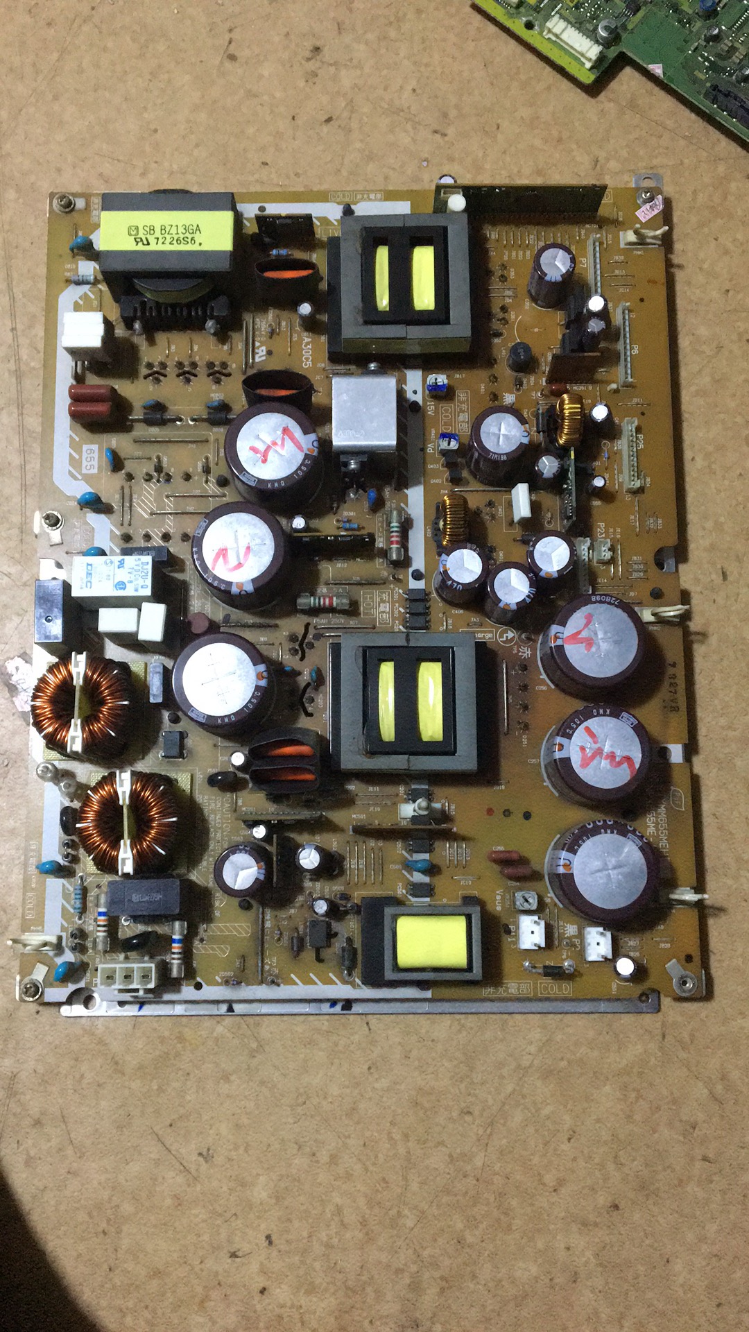 松下50PV70C电源板ETXMM655MEH