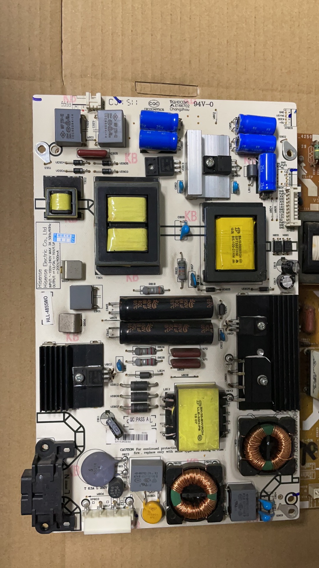 适用海信LED50T1A电源板RSAG7.820.5687/ROH HLL-4855WA