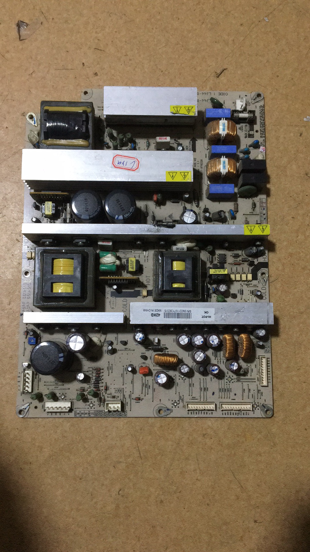 原装长虹PT42600 电源板LJ44-00133A PSPF 561A01B 配屏YB03