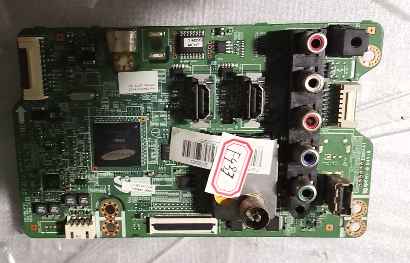 原装测好三星PS43E400U1R主板BN41-01799A屏S43SD-YB01