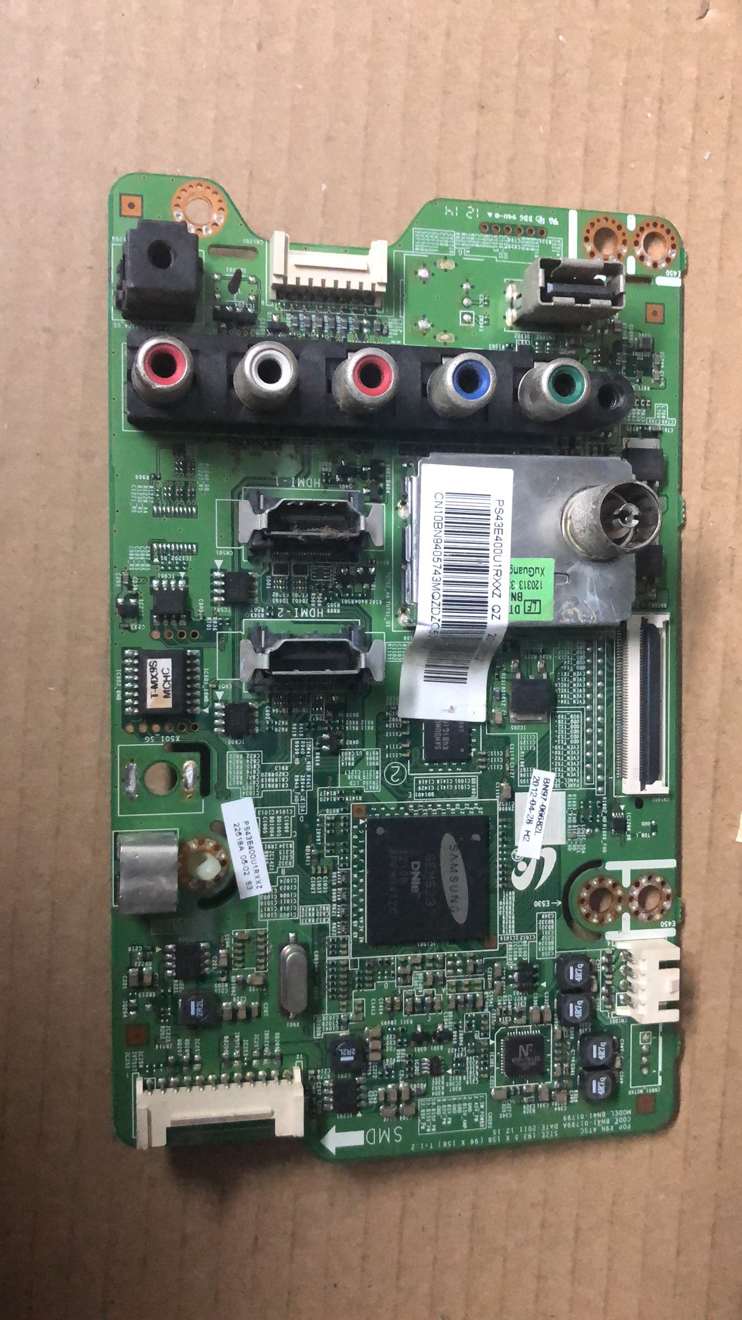 三星PS43E400UIR等离子电视机原装主板BN41-01799A屏S43SD-yb01