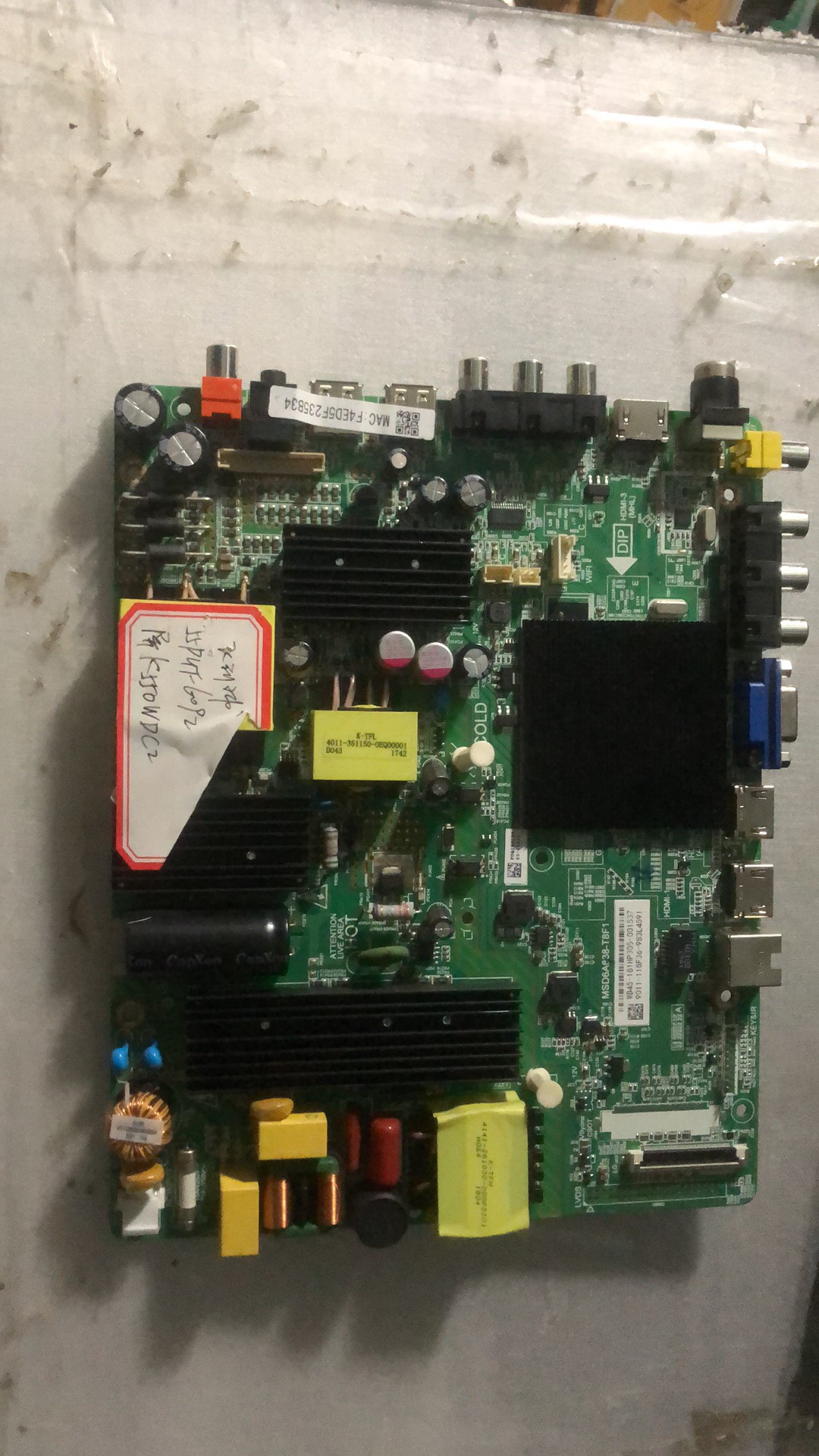 原装飞利浦55PUF6092/T3主板MSD6A638-T8F1屏K550WDC2