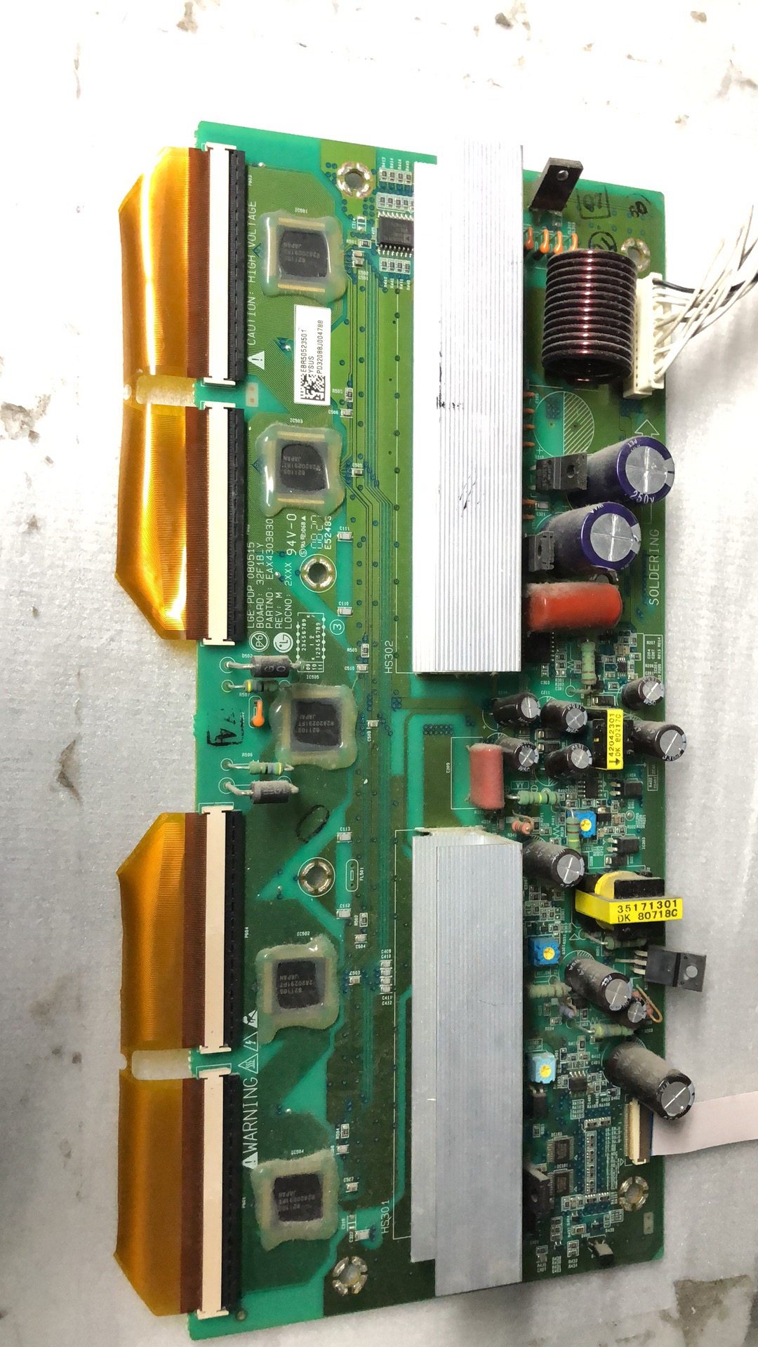 海信TPW32V68等离子电视配件Y板EBR43040101 EAX43038302 32F1B-Y