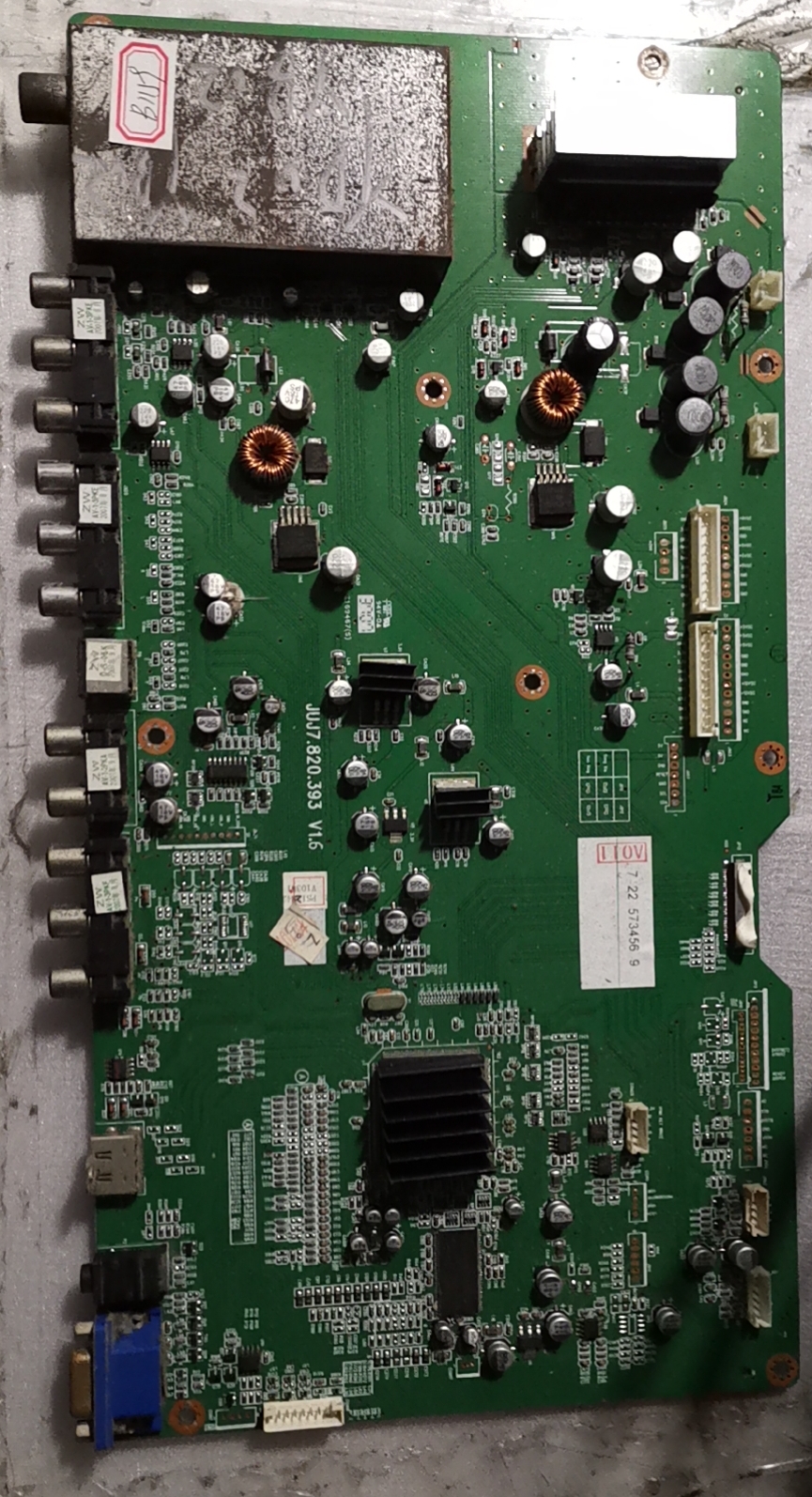 长虹 PT42600 主板 JUJ7.820.393 V1.5 屏42V7 YD09 YD03 YD02