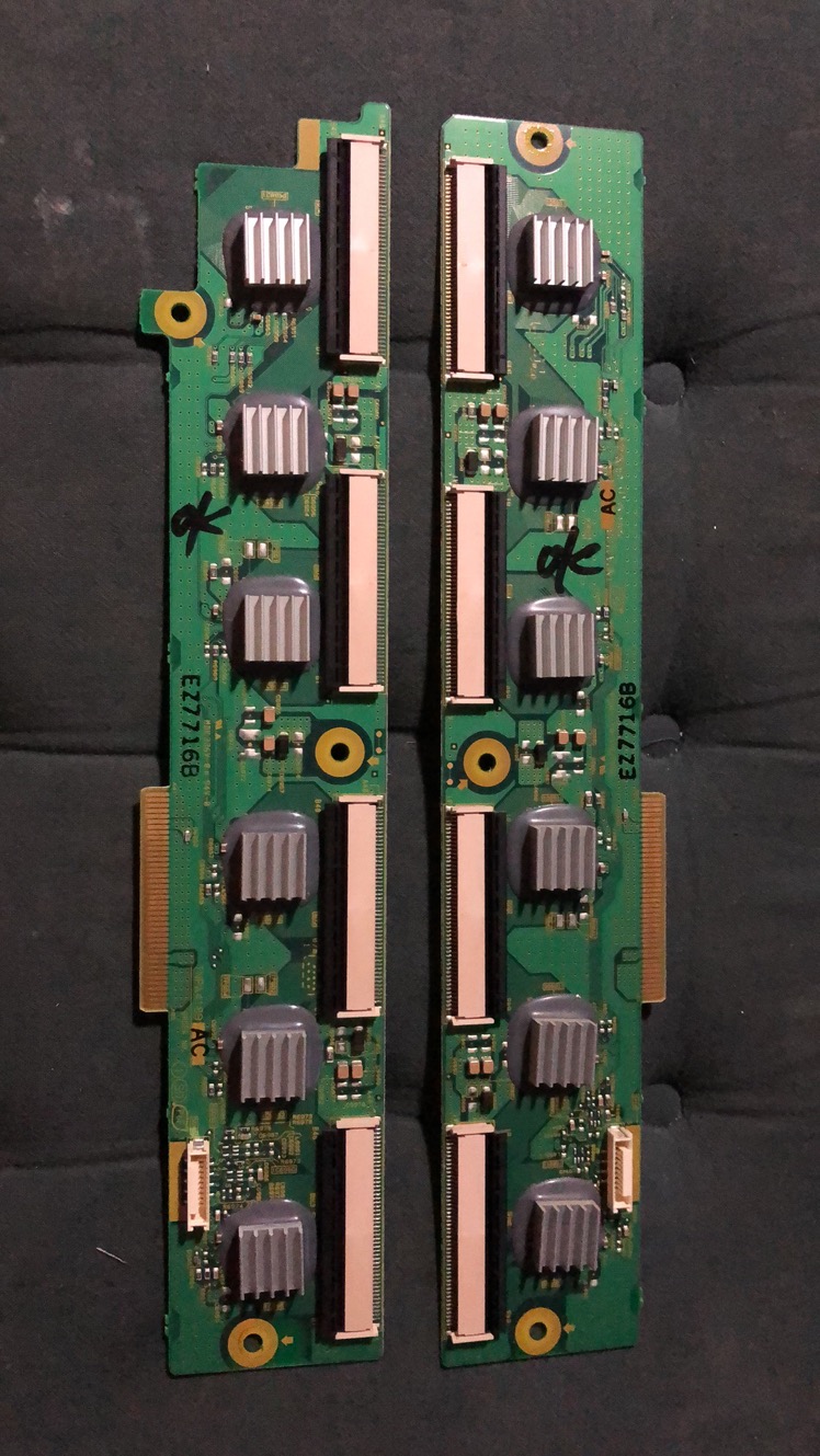 原装松下缓冲板TH50PV70C TNPA4188 TNPA4189 一对价