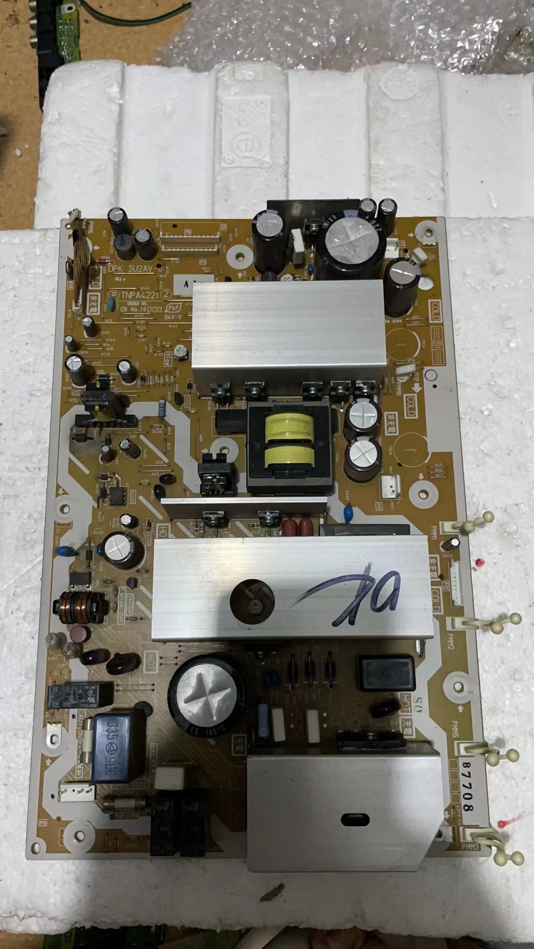 松下TH-42PV70C电源板ASSY.N0.LSEP1260 BC DPK SU2AV-0