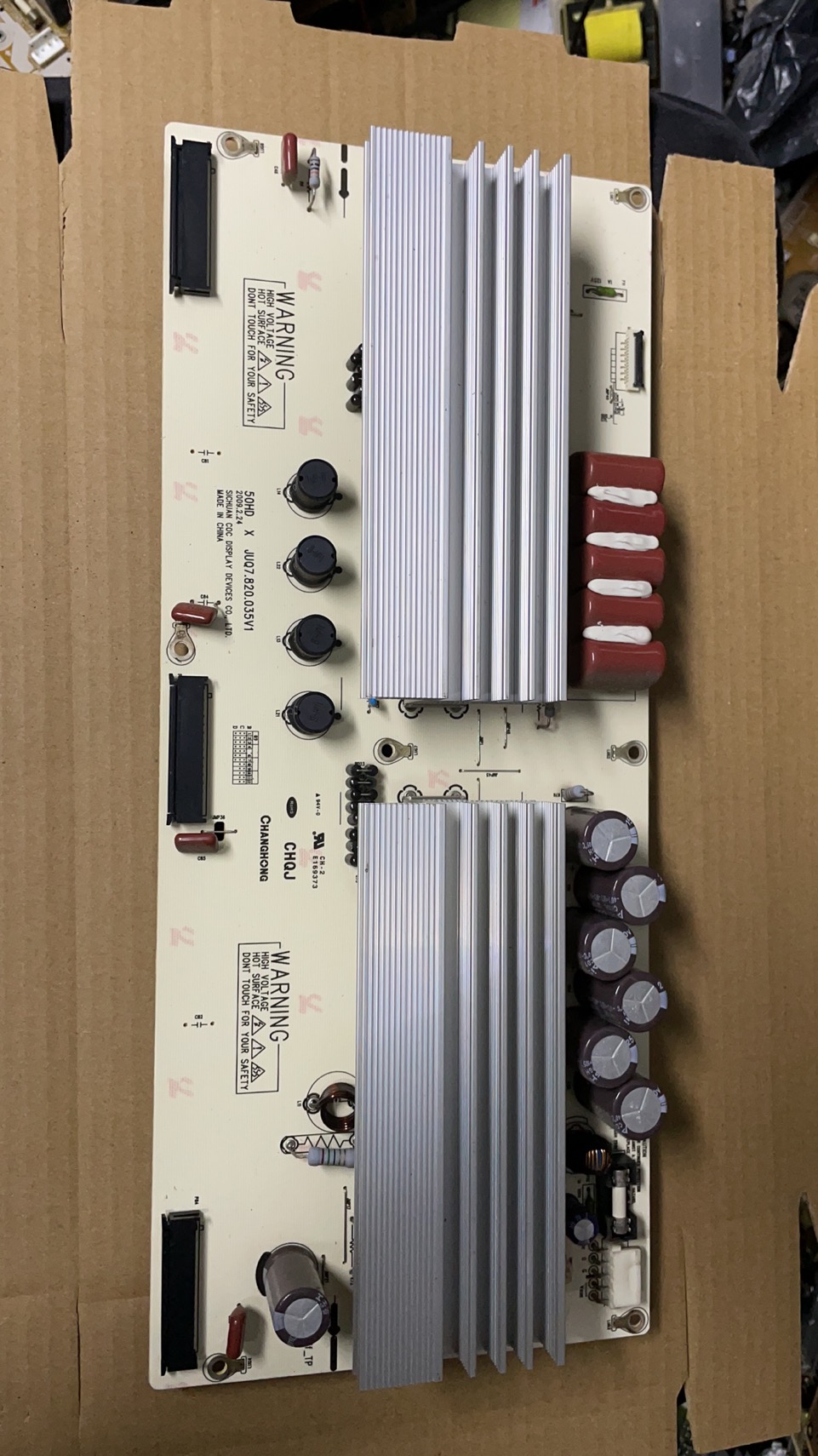 长虹50等离子屏Z板50HD X JUQ7.820.035V1.2