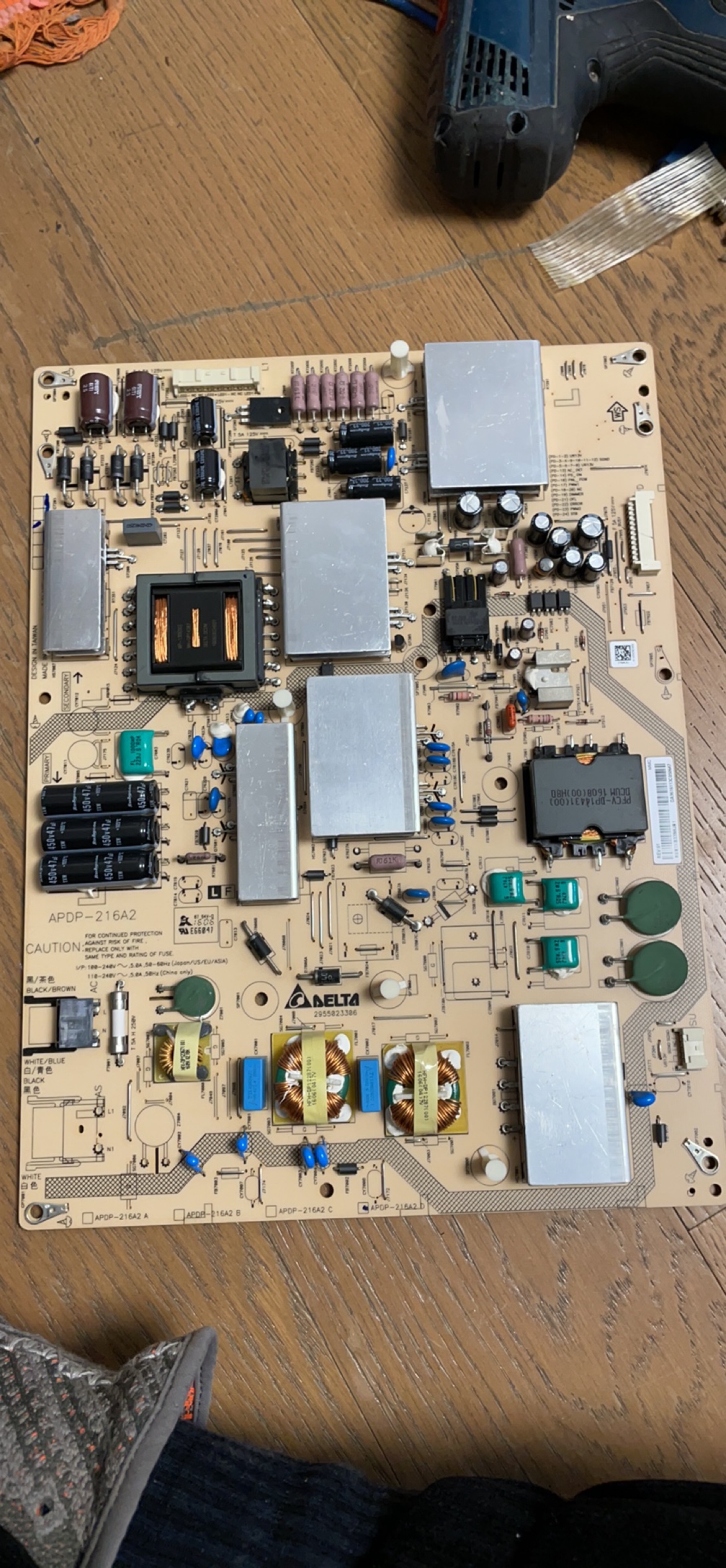 原装 夏普LCD-60UE20A/60UF30A电源板APDP-216A1 B RUNTKB258WJQZ