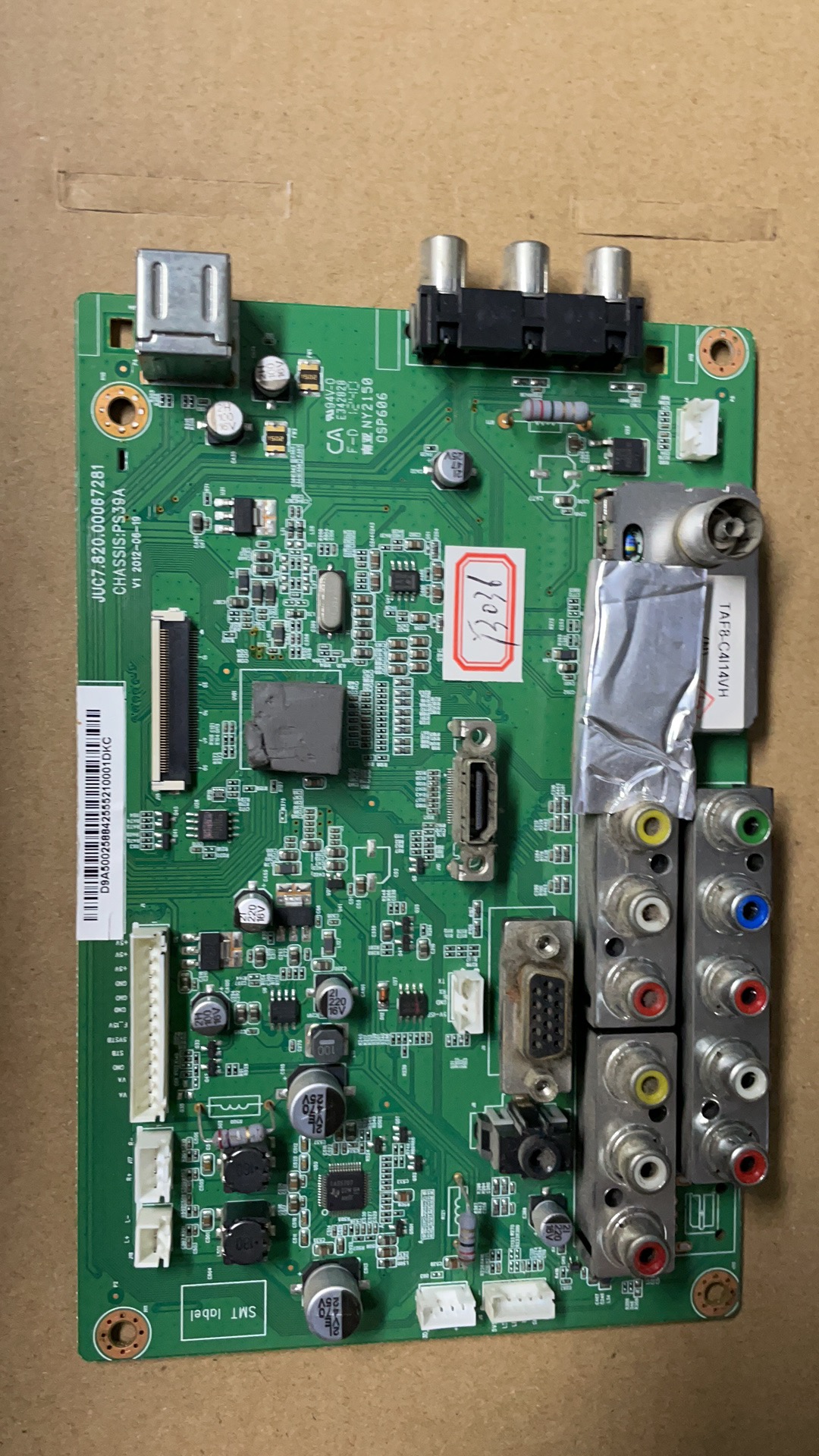 原装长虹3D42A3700ID 主板JUC7.820.00067281/61118 屏S43AX-YB01