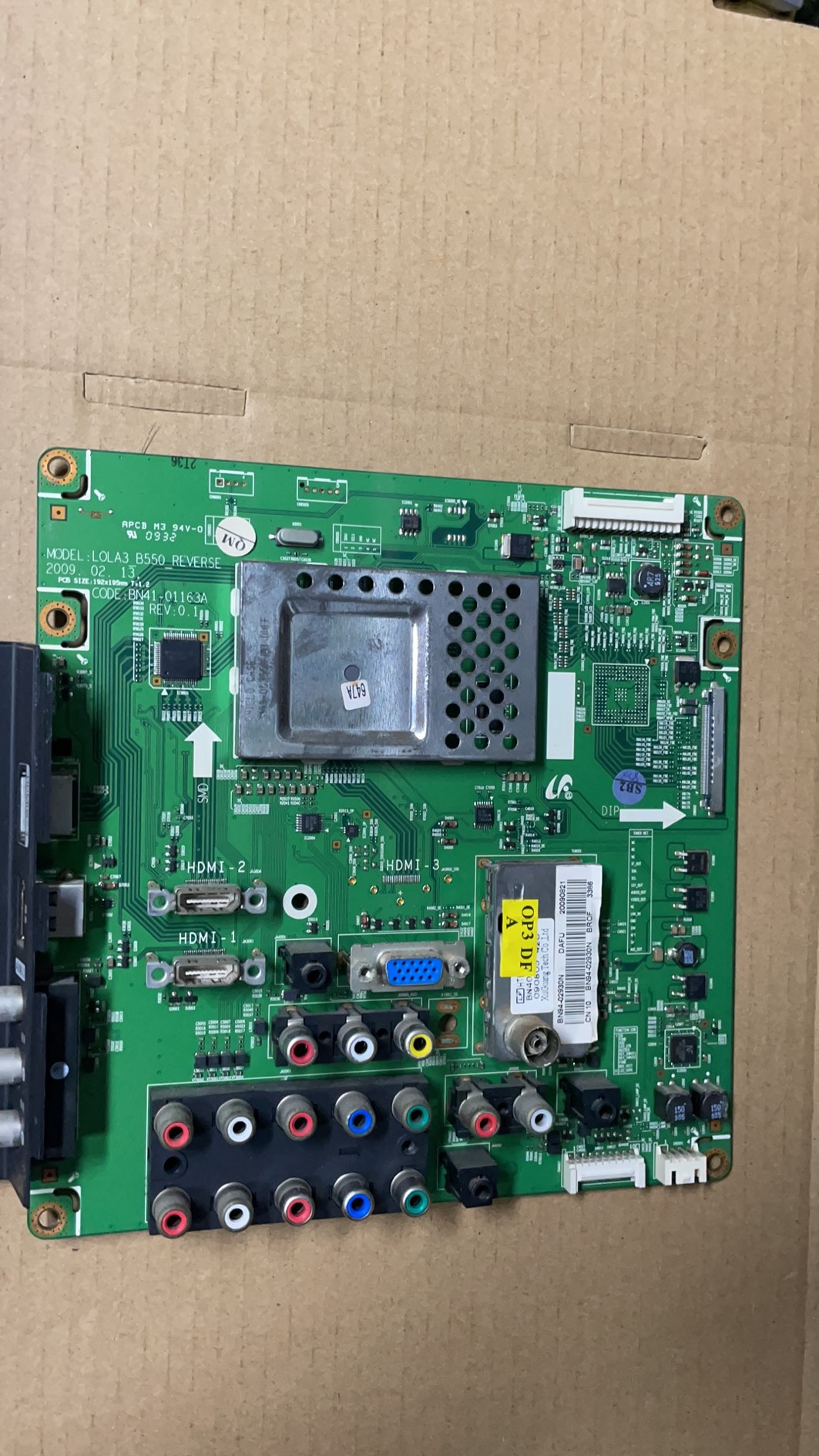 原装三星LA46B530P7R主板BN41-01163A BN94-02930N 屏T460HW03