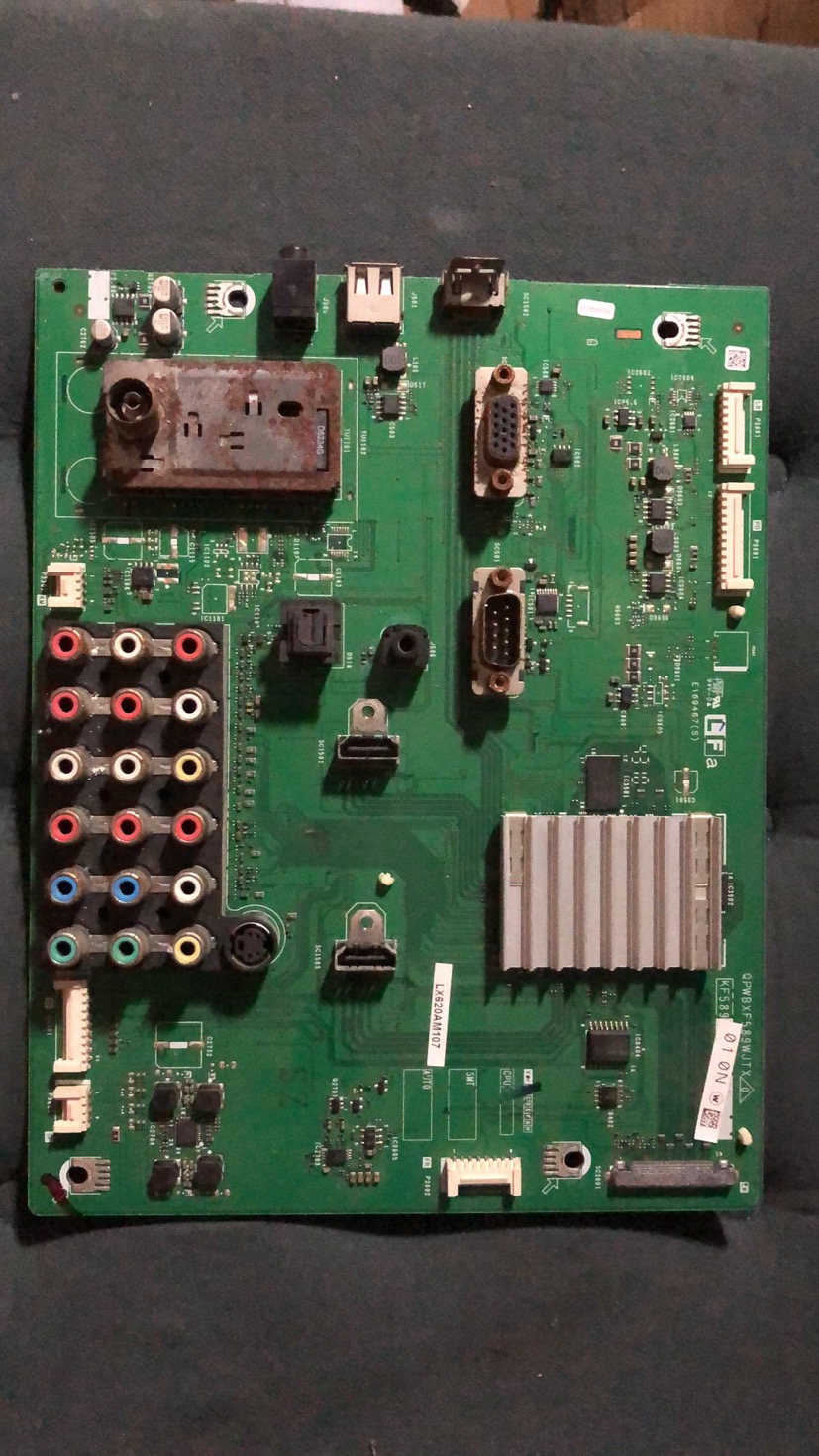 夏普 40LX620A/46LX620A/52LX620A主板QPWBXF589WJTX KF589