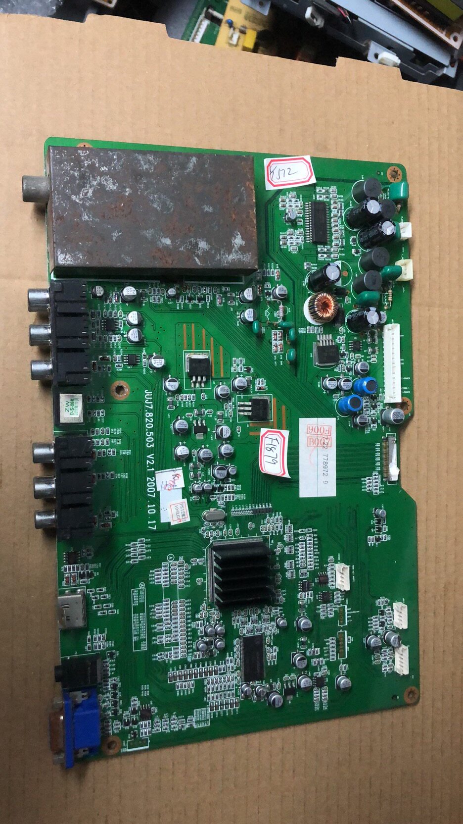 原装长虹PT32600 主板JUJ7.820.503 V2.1 配屏LG PDP32F1T374`