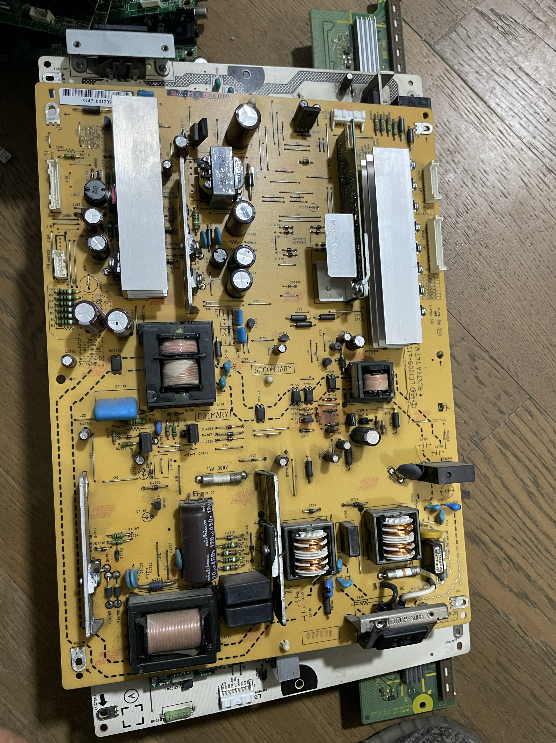 LCD-46LX920A 52LX925A电源板RUNTKA747WJQZ LC1009-4101