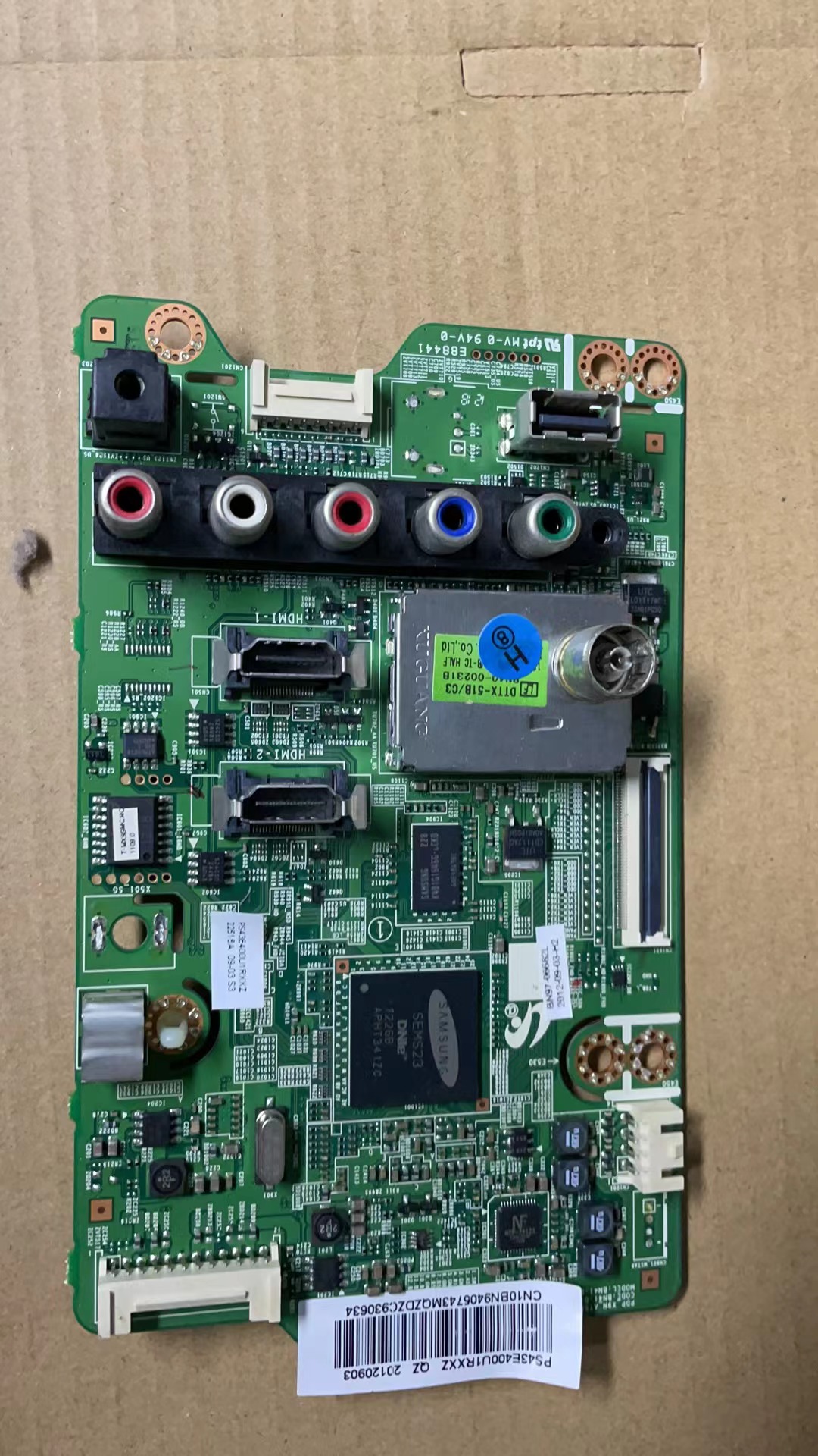 原装三星等离子PS43E400UIR主板BN41_01799A配屏S43SD_YB01实物图